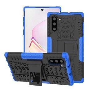 For Samsung Galaxy Note 10 Heavy Duty Case Shockproof Rugged Protective Cover (Blue)