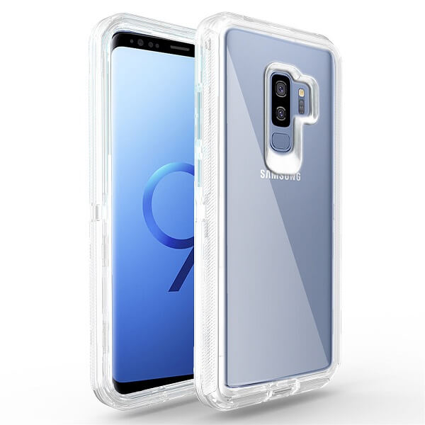 Samsung Galaxy S9 Plus Transparent Full Body Protection Bumper Case