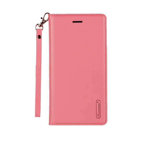 Apple iPhone X /XS Light Pink Leather Wallet Cover Case