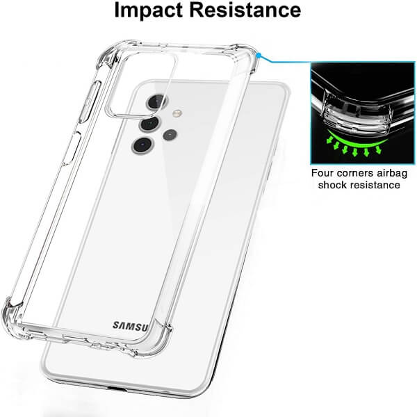 Samsung Galaxy A52s 5G Clear Gel Case Shockproof Tough Gel Clear Transparent Air Cushion Cover ( Ultra Clear )